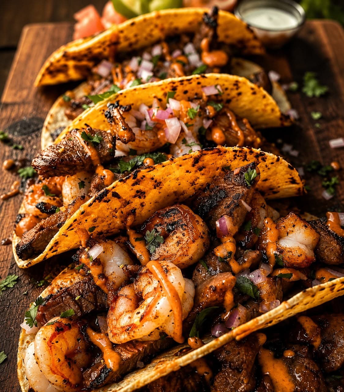 Surf & Turf Taco — Filet Mignon