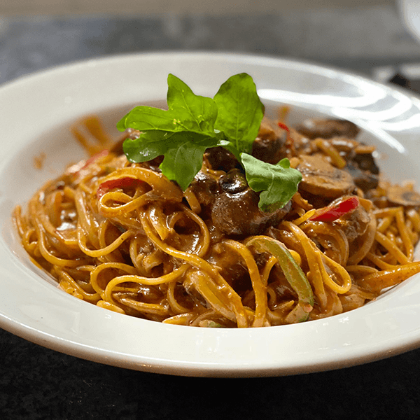 past at zen Pasta at Zen Cafe and lounge